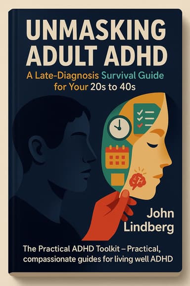 Cover of Unmasking Adult ADHD by John Lindberg